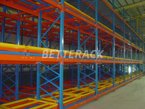 Push Back Pallet Racking